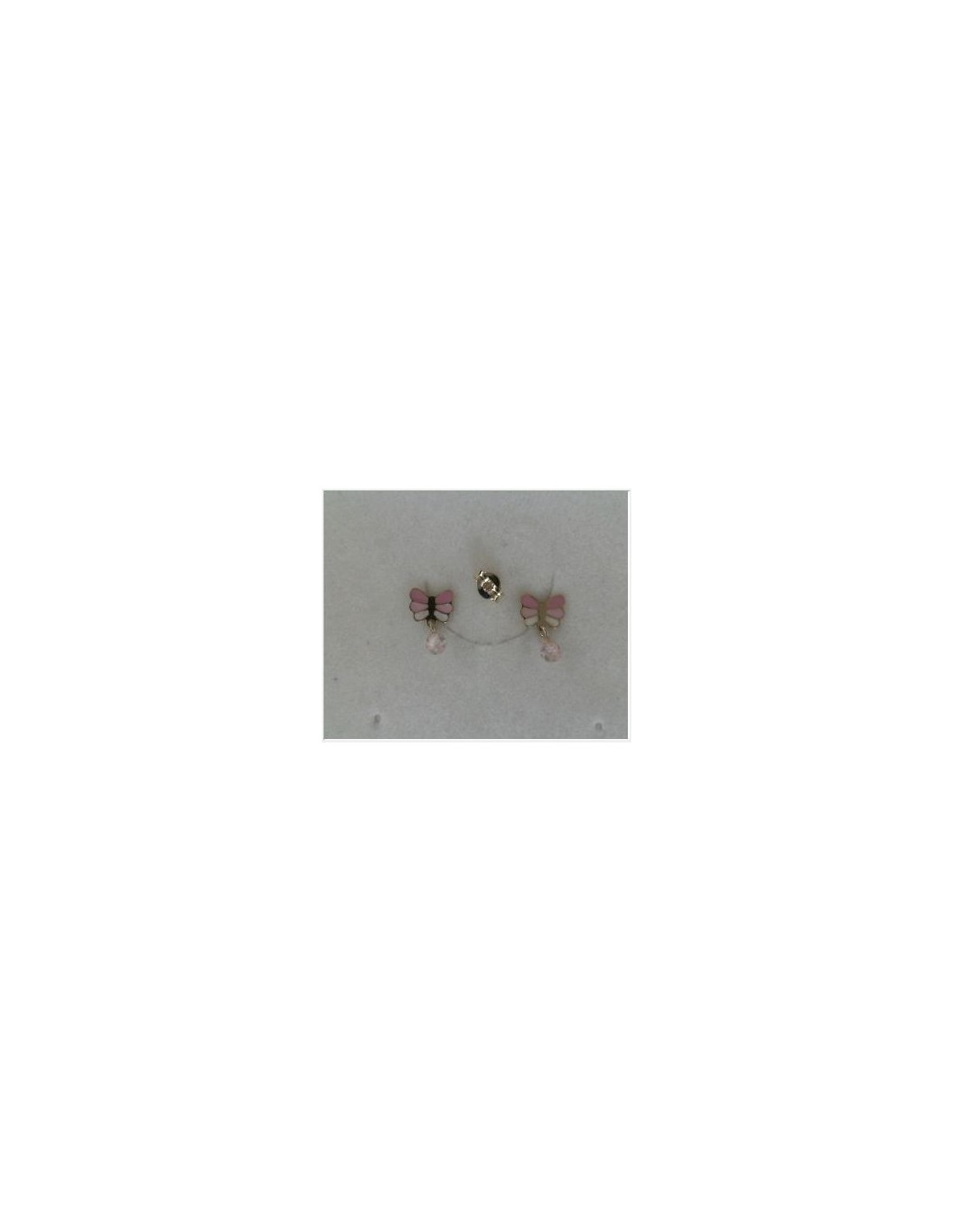 Boucles d'oreilles Enfant - Or 18 Carats - Papillon - 3612030348655