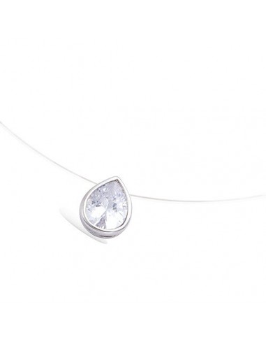 COLLIER ARGENT OXYDE